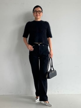 「upperhights（アッパーハイツ）のアイテム」を使った、Demi-Luxe BEAMSさん（レディース・164cm）の秋コーディネート