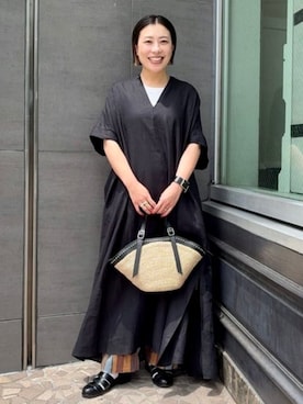 「VIOLAd'ORO（ヴィオラドーロ）のアイテム」を使った、Demi-Luxe BEAMSさん（レディース・154cm）の夏コーディネート