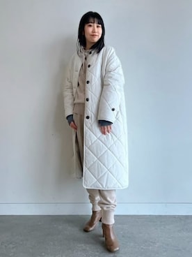 「EFFE BEAMS（エッフェビームス）のアイテム」を使った、Demi-Luxe BEAMSさん（レディース・165cm）の冬コーディネート