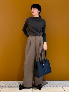 Demi-Luxe BEAMSさん（レディース・170cm）の秋コーディネート