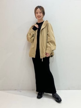 「シアーニット」｜「アイテム（ジャケット/アウター）」を使った、Demi-Luxe BEAMSさん（レディース・159cm）の夏コーディネート