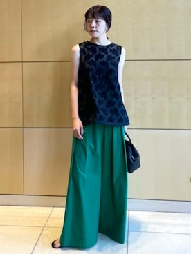 Demi-Luxe BEAMSさん（レディース・159cm）の夏コーディネート