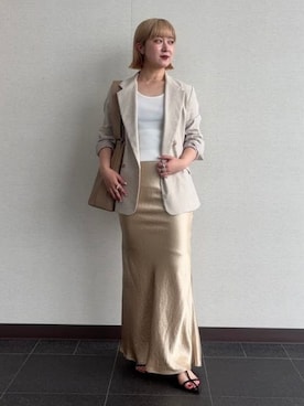 新品タグ付 MARIHA Demi-Luxe BEAMS別注 春の夕日のスカート Demi-Luxe BEAMS（デミルクス ビームス）の「MARIHA / 別注 春の
