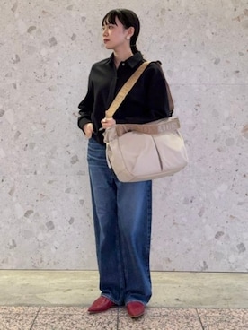 Demi-Luxe BEAMSさん（レディース・156cm）の冬コーディネート