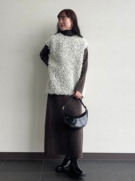 「EFFE BEAMS（エッフェビームス）のアイテム」を使った、Demi-Luxe BEAMSさん（レディース・158cm）の秋コーディネート