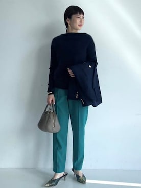 Demi-Luxe BEAMSさん（レディース・158cm）の秋コーディネート