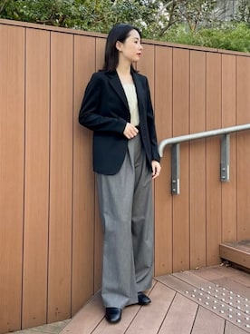 Demi-Luxe BEAMSさん（レディース・162cm）の秋コーディネート