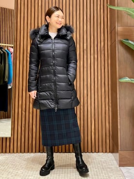 Demi-Luxe BEAMSさん（レディース・160cm）の冬コーディネート