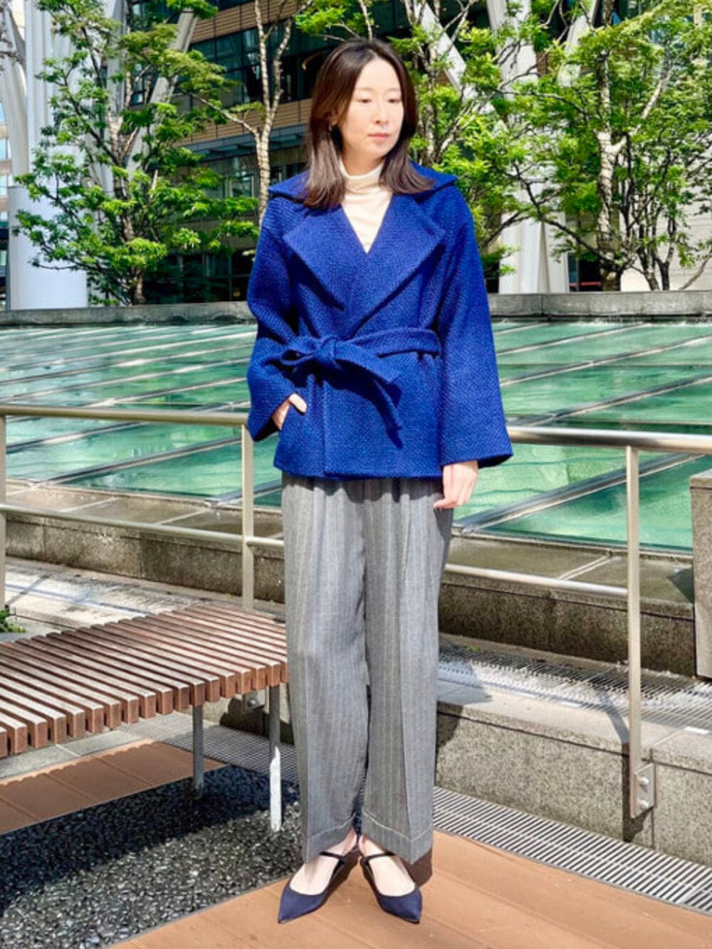 VINTAGE【ドネガルツイード】ベルテッド ダブルブレストコート 【公式