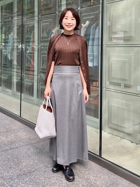 Demi-Luxe BEAMSさん（レディース・158cm）の秋コーディネート