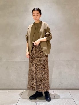 「TICCA（ティッカ）のアイテム」を使った、Demi-Luxe BEAMSさん（レディース・158cm）の秋コーディネート