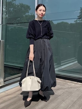 2点おまとめ　デミルクスビームス スキッパーシャツ バルーンスカート 2点おまとめ デミルクスビームス スキッパーシャツ バルーンスカート