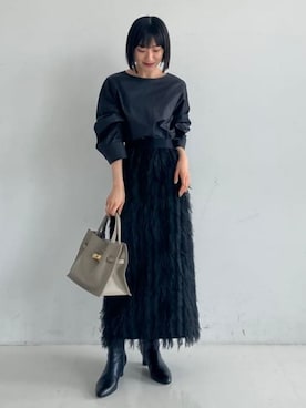 Demi-Luxe BEAMSさん（レディース・153cm）の秋コーディネート