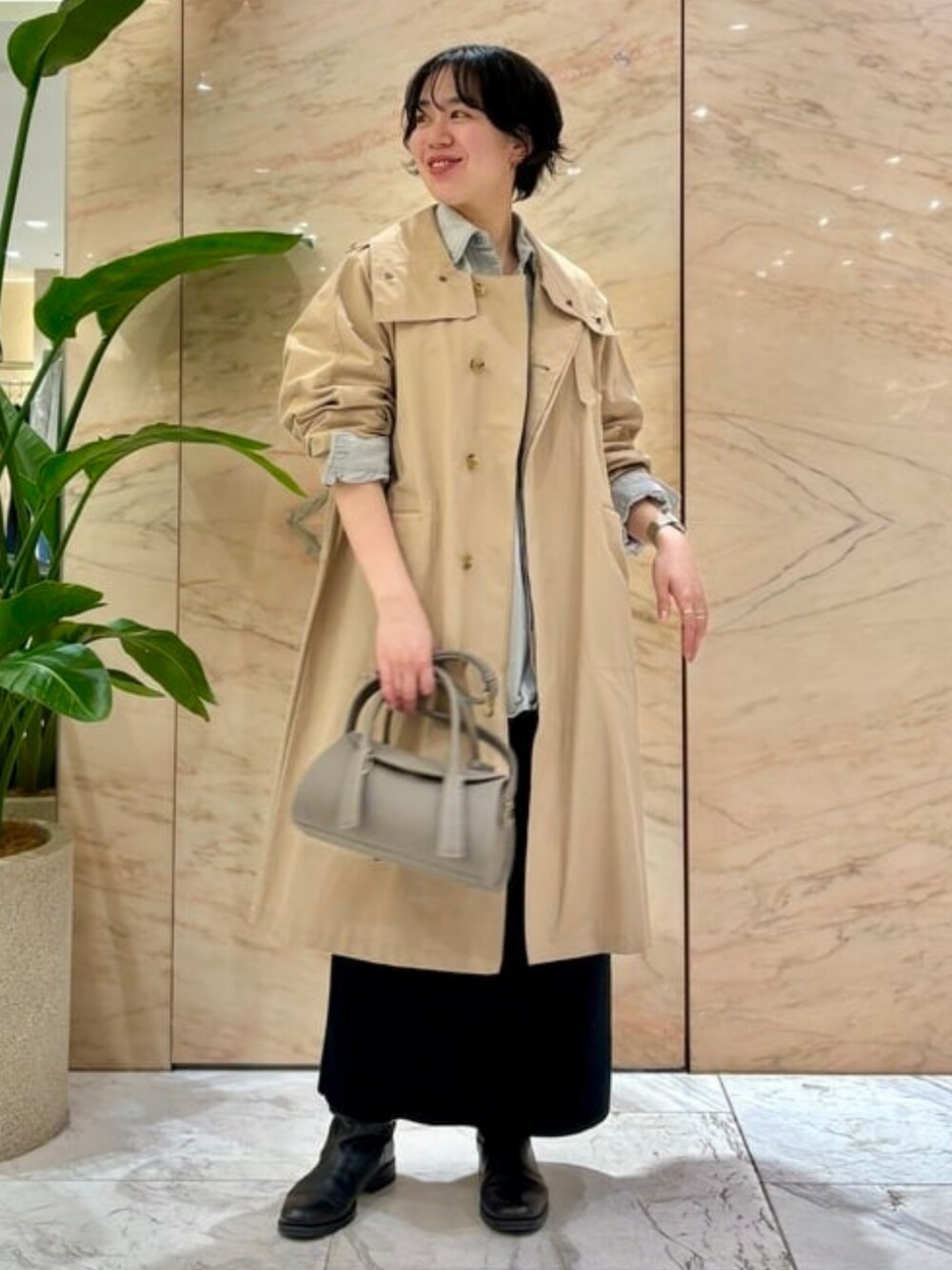 シンプル タイト ニットスカート .M［手洗い可］を使った人気