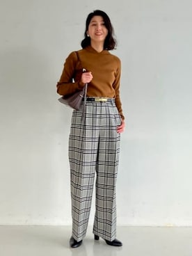 「高身長女子」｜Demi-Luxe BEAMSさん（レディース・164cm）の冬コーディネート