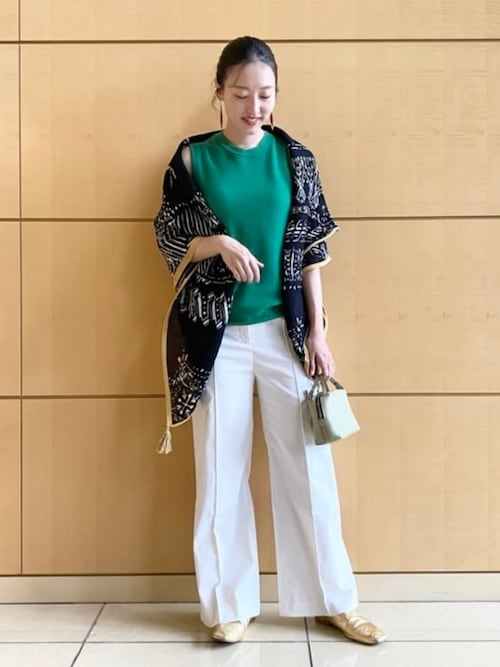Demi-Luxe BEAMS リネン混畦編みノースリーブ Demi-Luxe BEAMS（デミルクス ビームス）の「Demi-Luxe BEAMS / リネン