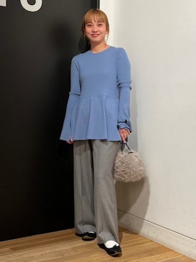 Demi-Luxe BEAMSさん（レディース・153cm）の冬コーディネート