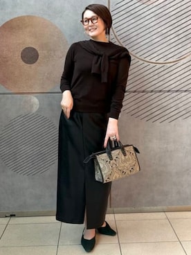 Demi-Luxe BEAMSさん（レディース・163cm）の秋コーディネート