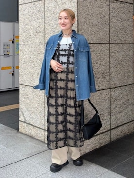 Demi-Luxe BEAMSさん（レディース・162cm）の冬コーディネート