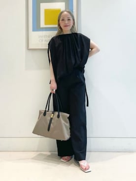 Demi-Luxe BEAMSさん（レディース・158cm）の冬コーディネート