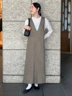 Demi-Luxe BEAMS / ペプラム ワンピース Demi-Luxe BEAMS（デミルクス ビームス）の「Demi-Luxe BEAMS