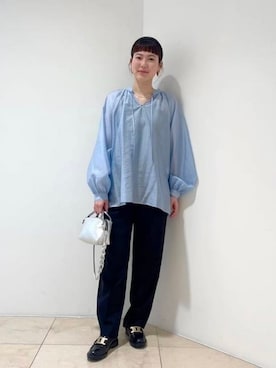 Demi-Luxe BEAMSさん（レディース・158cm）の春コーディネート