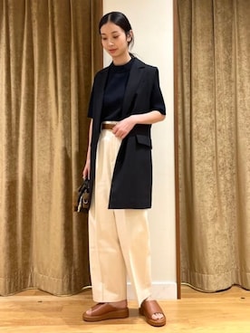 Demi-Luxe BEAMSさん（レディース・165cm）の秋コーディネート