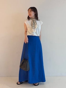 「旅行」｜Demi-Luxe BEAMSさん（レディース・158cm）の春コーディネート