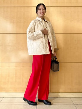 Demi-Luxe BEAMSさん（レディース・162cm）の秋コーディネート