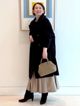 「Demi-Luxe BEAMS（デミルクス ビームス）のアイテム」を使った、Demi-Luxe BEAMSさん（レディース・163cm）の秋コーディネート