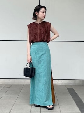 Demi-Luxe BEAMSさん（レディース・160cm）の夏コーディネート