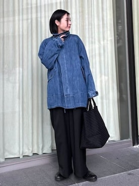 「VACHEMENT（ヴァシュモン）のアイテム（ジャケット/アウター）」を使った、Demi-Luxe BEAMSさん（レディース・165cm）の冬コーディネート