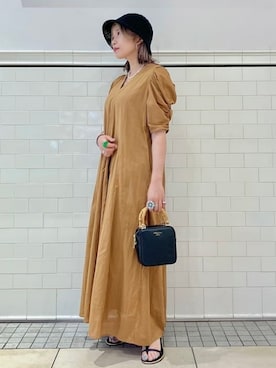 「NE QUITTEZ PAS!（ヌキテパ）のアイテム」を使った、Demi-Luxe BEAMSさん（レディース・159cm）の春コーディネート
