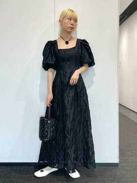 「結婚式」｜「アイテム（ワンピース）」を使った、Demi-Luxe BEAMSさん（レディース・162cm）の夏コーディネート