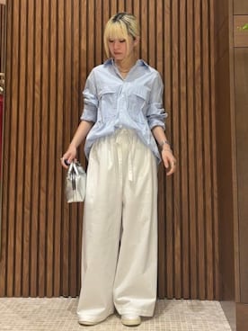 Demi-Luxe BEAMS - Demi-Luxe BEAMS / ギャザースリーブ コットンプルオーバー Demi-Luxe BEAMS（デミルクス ビームス）の「Demi-Luxe BEAMS