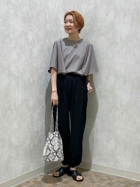 Demi-Luxe BEAMSさん（レディース・162cm）の秋コーディネート