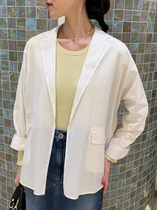 TICCA ホワイト 春用　ジャケット TICCA（ティッカ） ジャケット テーラードジャケット TICCA / シャツ