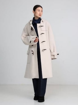 「アイテム（ダッフルコート）」を使った、Demi-Luxe BEAMSさん（レディース・168cm）の秋コーディネート