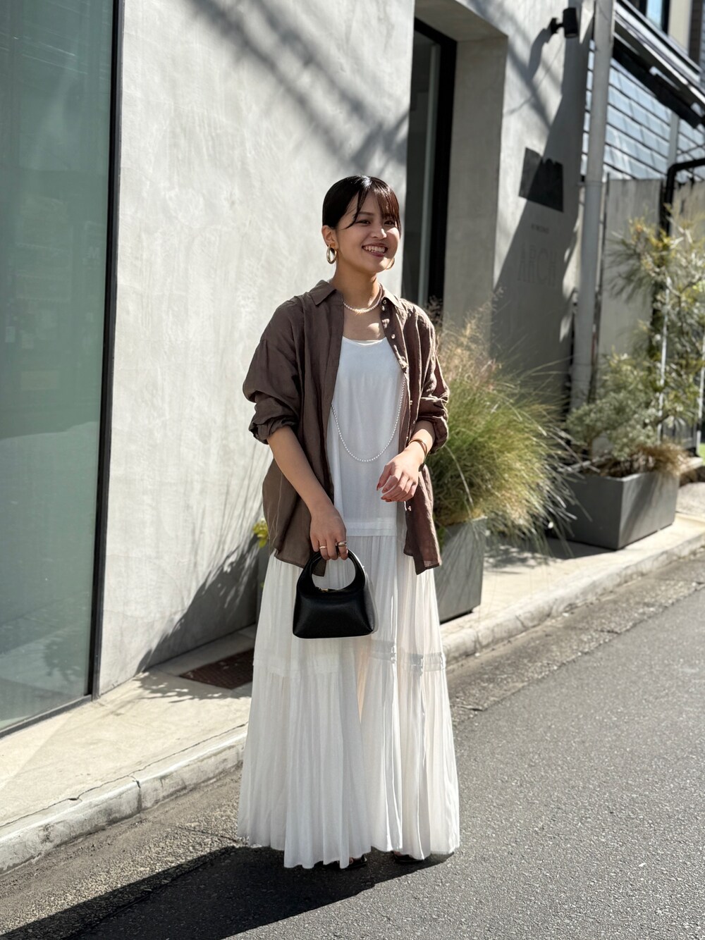 loungedress サテンティアードキャミワンピース ラウンジドレス