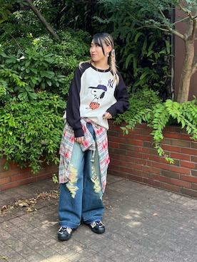 もーりーさん（骨格ナチュラル・レディース・158cm）の秋コーディネート