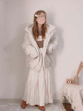 「アイテム（ブルゾン）」を使った、shiroさん（レディース・159cm）の秋コーディネート