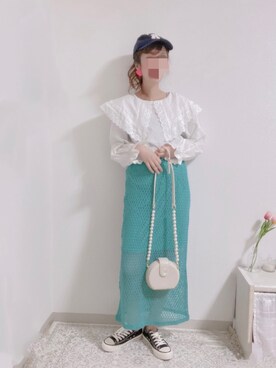 「everycoco（エブリーココ）のアイテム」を使った、shiroさん（レディース・159cm）の春コーディネート