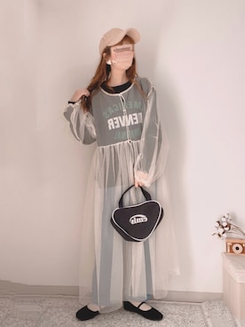 shiroさん（レディース・159cm）の冬コーディネート