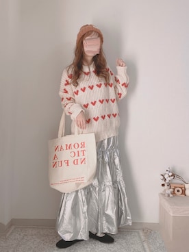 「マイベストコーデ2023」｜「アイテム（バレエシューズ）」を使った、shiroさん（レディース・159cm）の冬コーディネート