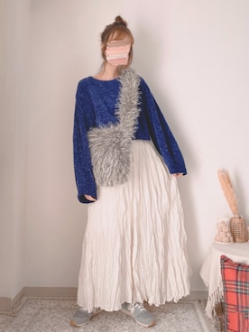 「LAKOLE（ラコレ）のアイテム（シューズ）」を使った、shiroさん（レディース・159cm）の冬コーディネート