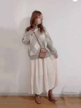 shiroさん（レディース・159cm）の冬コーディネート