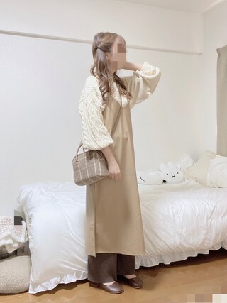 しまむら シマムラ の ドロストワッフルワンピース ワンピース Wear