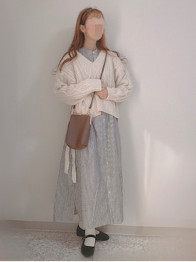 「frunco（フランコ）のアイテム」を使った、shiroさん（レディース・159cm）の春コーディネート