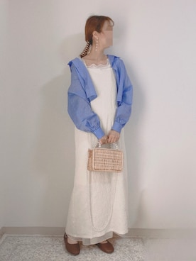 「いまどきジャケット写真」｜「アイテム（バレエシューズ）」を使った、shiroさん（レディース・159cm）の春コーディネート