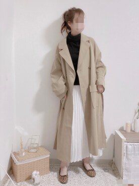 「Mayree（メイリー）のアイテム（ニット/セーター）」を使った、shiroさん（レディース・159cm）の冬コーディネート